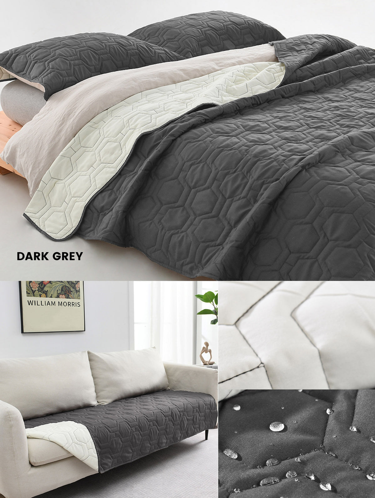1 PC Dog Bed Cover And Pet Blanket Sofa Pet Bed Mat, Car Incontinence Mattress Protectors Furniture Couch Cover For Most Cats Dogs