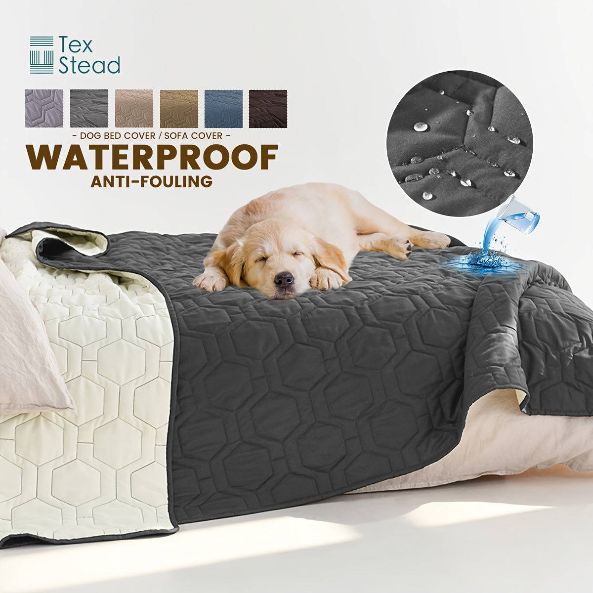 1 PC Dog Bed Cover And Pet Blanket Sofa Pet Bed Mat, Car Incontinence Mattress Protectors Furniture Couch Cover For Most Cats Dogs
