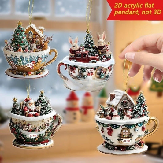 New Year's decor New Year's decorations for home Christmas tree decoration pendants Green plant decorations,home furnishings