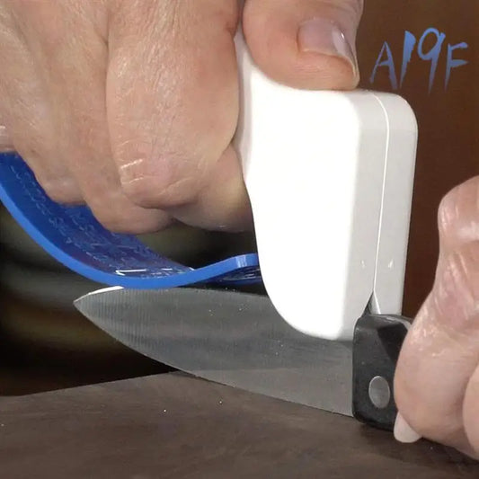 A19F-2Pack Kitchen Knifes Sharpener Handheld Carbide Tipped Blade Sharpener Sharpens Knives & Scissors