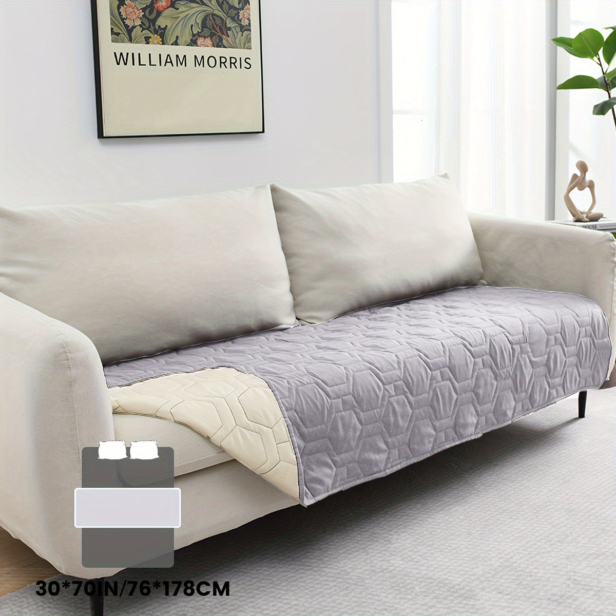 1 PC Dog Bed Cover And Pet Blanket Sofa Pet Bed Mat, Car Incontinence Mattress Protectors Furniture Couch Cover For Most Cats Dogs